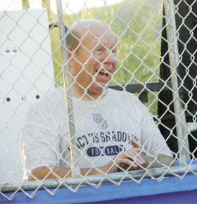 pete mohr in dunk tank